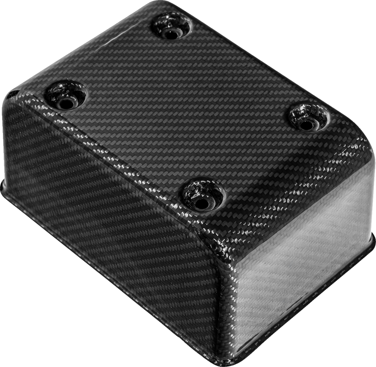 Saddlemen Carbon Fiber Gloss Fuse Box Cover fits 1999-2003 Harley Dyna FXD FXDWG