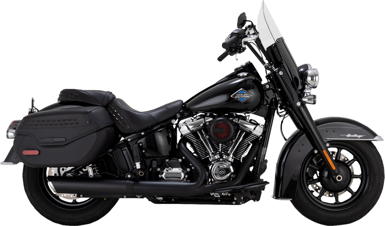 Vance & Hines Twin Slash 4" Black Slip on Mufflers fits 2025 Harley Softail M8