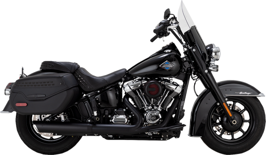 Vance & Hines Twin Slash Black 4" Slip On Muffler for 2025 Harley Softail 46750