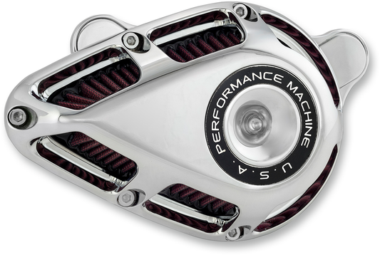 Performance Machine Chrome Jet Air Filter Cleaner 93-17 Harley Touring Softail