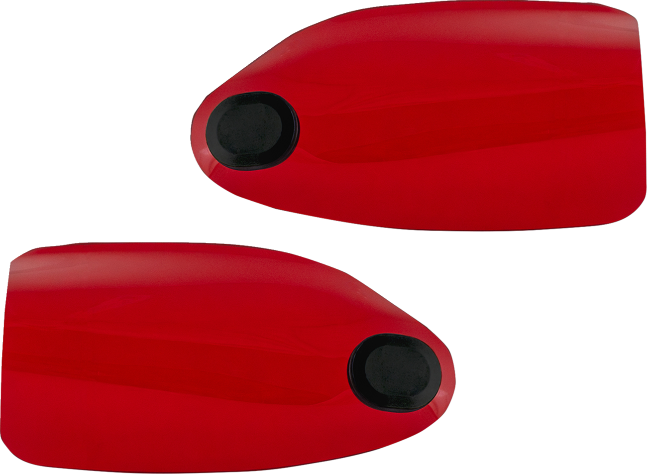 Klock Werks Red Kolor Flare Hand Guards for 2014-25 Indian Challenger Chieftain