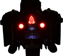 Custom Dynamics Black Red Lens Rear LED Turn Signal Kit 2014-2023 Indian Chief