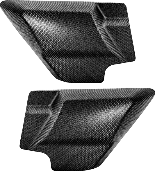 Saddlemen Carbon Fiber Matte Side Covers fits 2009-2024 Harley Touring FLTR FLHR