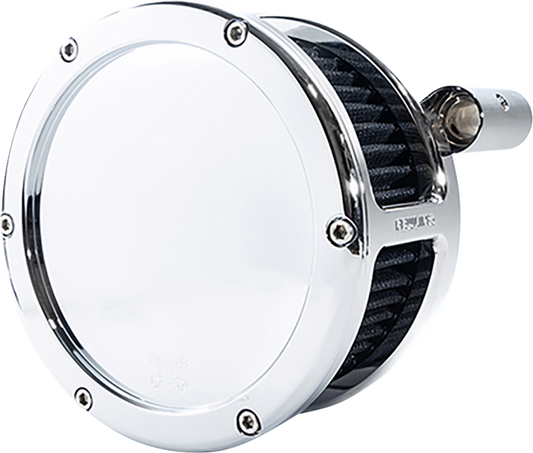 Feuling BA Series Solid Chrome Air Filter Kit for 2008-17 Harley Touring Softail