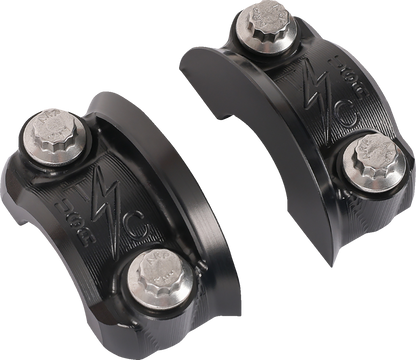 Thrashin Speedway Black 1" Handlebar Clutch Brake Perch Clamp Kit for Harley