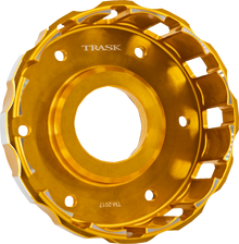 Trask Gold Billet Clutch Basket for 2017-2024 Harley Davidson Touring Softail M8