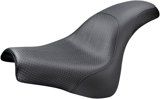 Saddlemen Profiler Basket-weave Seat fits 2018-2023 Harley Fat Bob FXFB FXFBS
