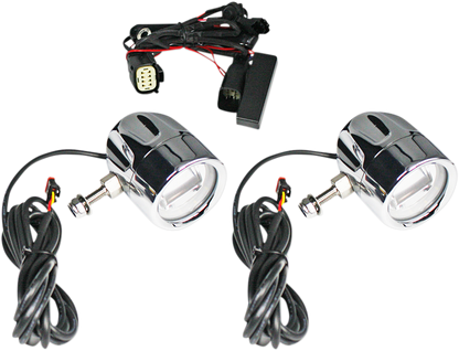 Custom Dynamics ProBEAM LED Fog Light Kit fpr 2010-2013 Harley Street Road Glide