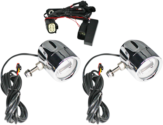 Custom Dynamics ProBEAM LED Fog Light Kit fpr 2010-2013 Harley Street Road Glide