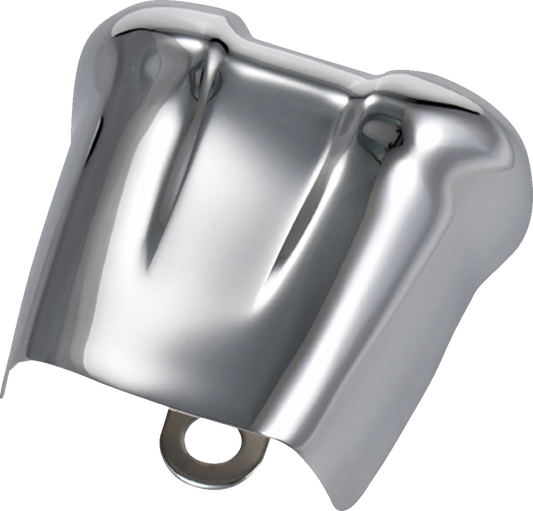 Drag Specialties Chrome Waterfall Horn Cover for Side Mount Horn Harley Davidson