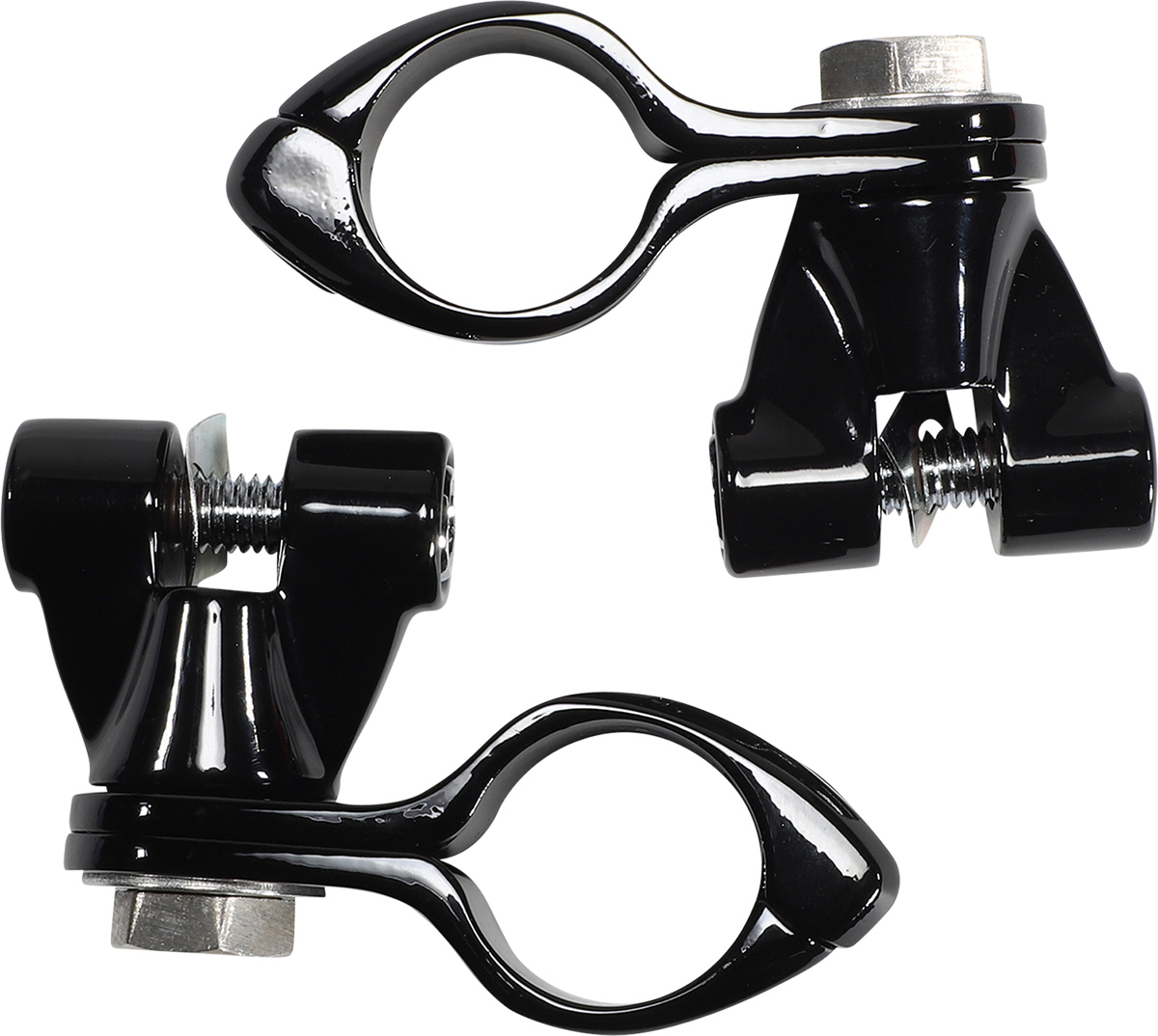 Ciro Engine Guard Standard Highway Peg 1.25" Mounting Clamp Kit for Harley