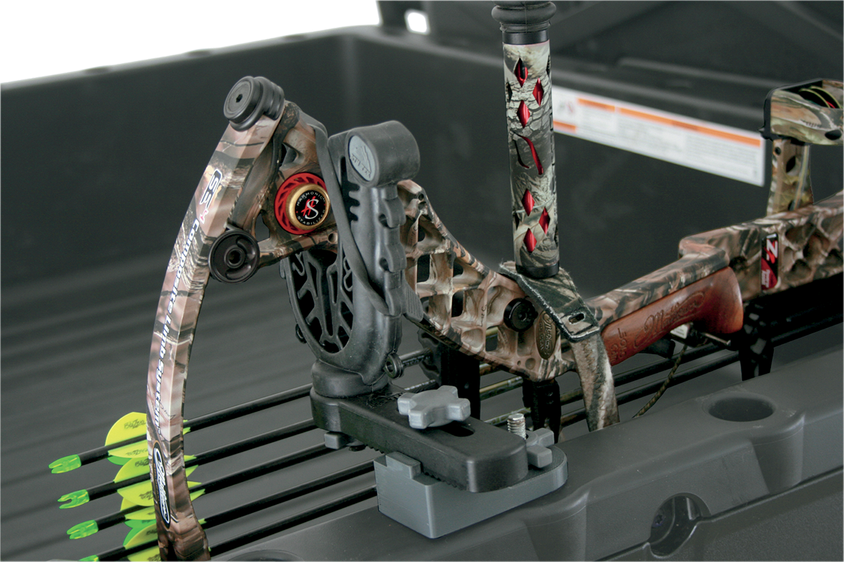 Moose Black FlexGrip UTV ATV Side by Side Single Gun & Bow Rack for Polaris