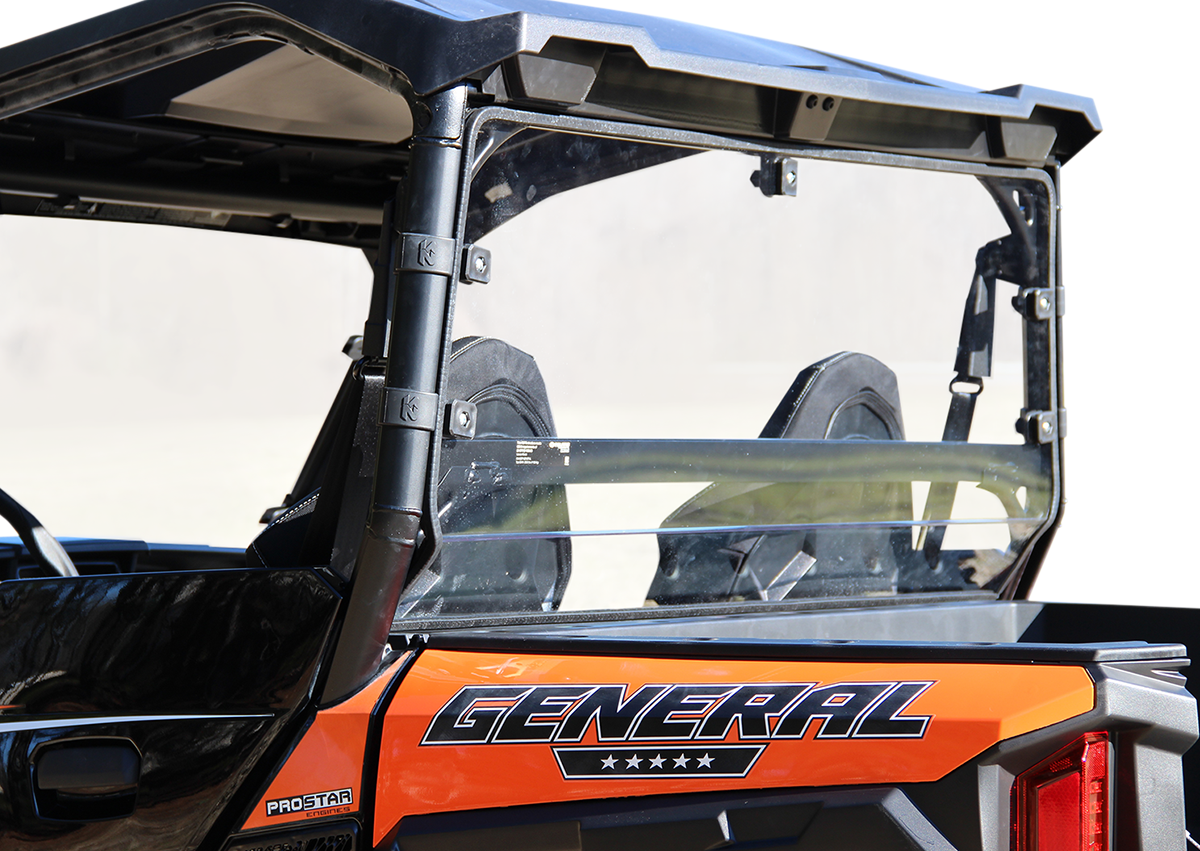 Seizmik Clear Rear Polycarbonate Dust Panel for 2016-18 Polaris General 1000 ESP