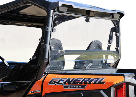 Seizmik Clear Rear Polycarbonate Dust Panel for 2016-18 Polaris General 1000 ESP