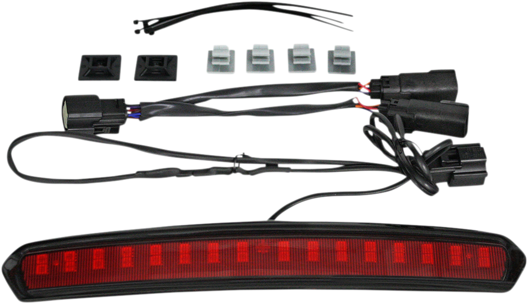 Custom Dynamics Black High Mount Tour Pak LED Light 2014-2024 Harley Touring