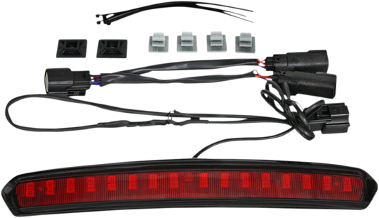 Custom Dynamics Black High Mount Tour Pak LED Light 2014-2024 Harley Touring