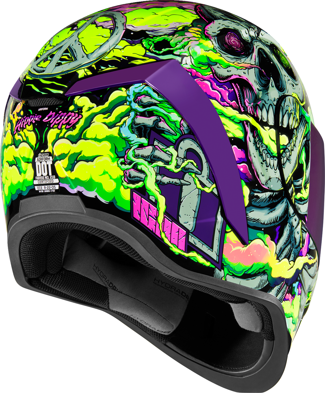 Icon Airform Hippy Dippy Unisex Adult Street Riding Motorcycle Full Face Helmet