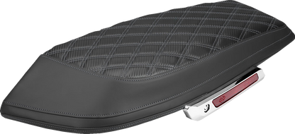 Saddlemen Carbon Gray Lattice Saddlebag Lid Covers for 2023-2026 Harley Touring