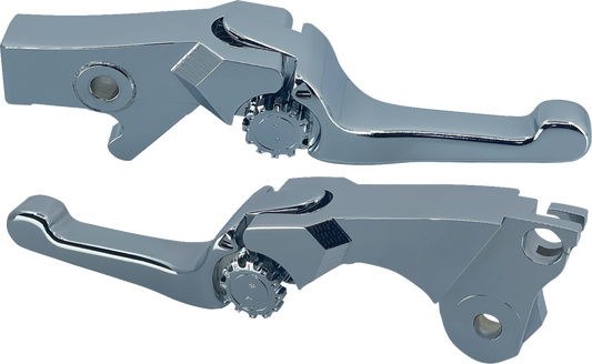PSR Anthem Adjustable Chrome Clutch Brake Lever Set for 2022-2024 Indian Chief