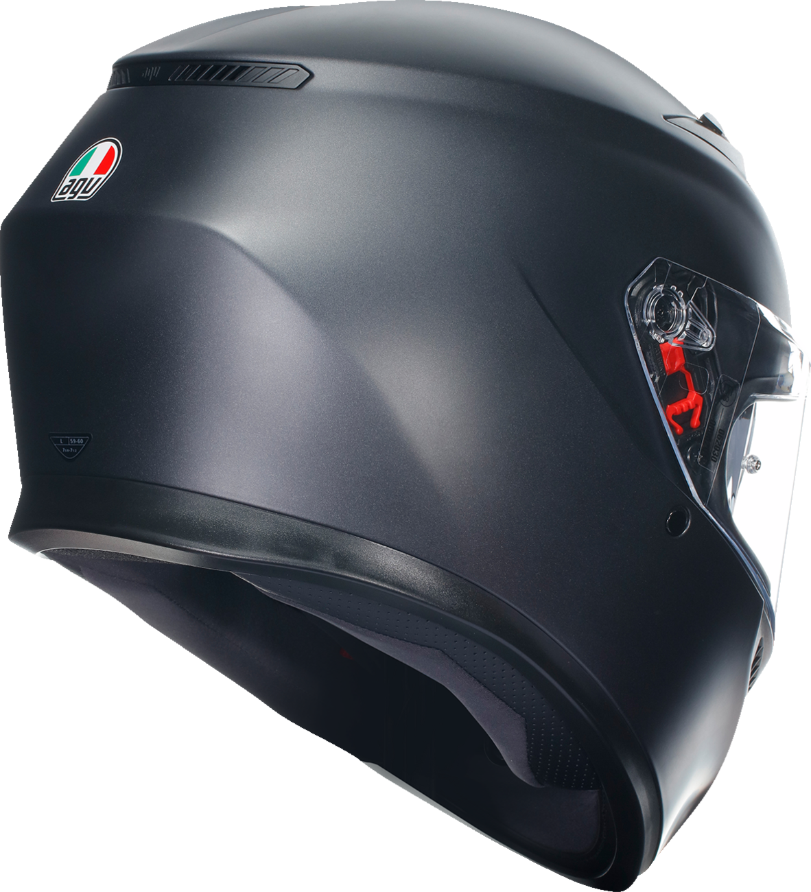 AGV K3 Mono Matte Black Unisex Adult Motorcycle Street Race Full Face Helmet