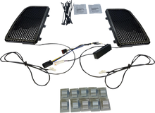 Custom Dynamics LED Lower Fairing Vent Light Inserts fits 2014-24 Harley Touring