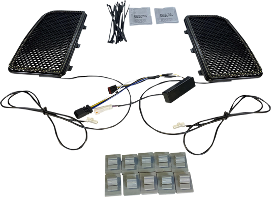 Custom Dynamics LED Lower Fairing Vent Light Inserts fits 2014-24 Harley Touring