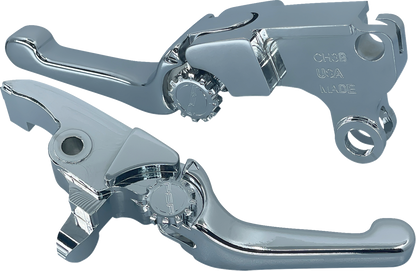 PSR Anthem Contrast Adjustable Clutch Brake Lever Set 2023-2024 Harley Touring