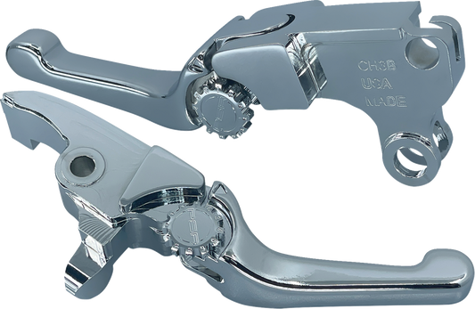 PSR Anthem Contrast Adjustable Clutch Brake Lever Set 2023-2024 Harley Touring