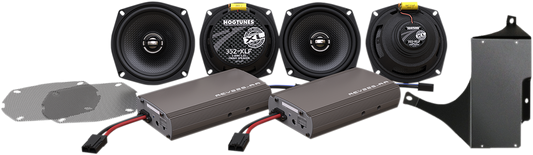 Hogtunes Ultra XL 4 Speaker & Amplifier Kit 1998-2013 Harley Touring Models