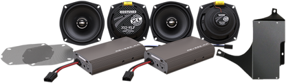 Hogtunes Ultra XL 4 Speaker & Amplifier Kit 1998-2013 Harley Touring Models