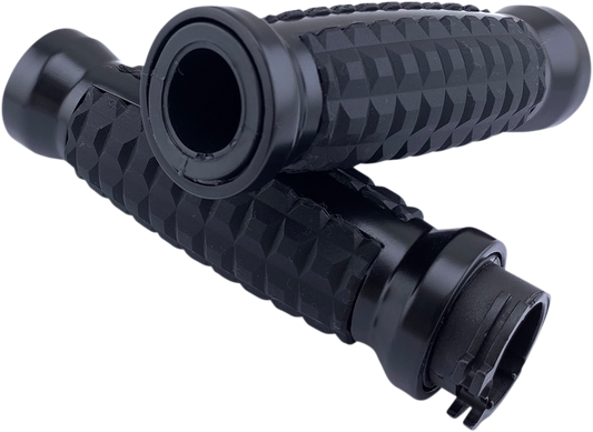 Drag Specialties Rubber Grenade Handlebar Hand Grips for 1980-2022 Harley
