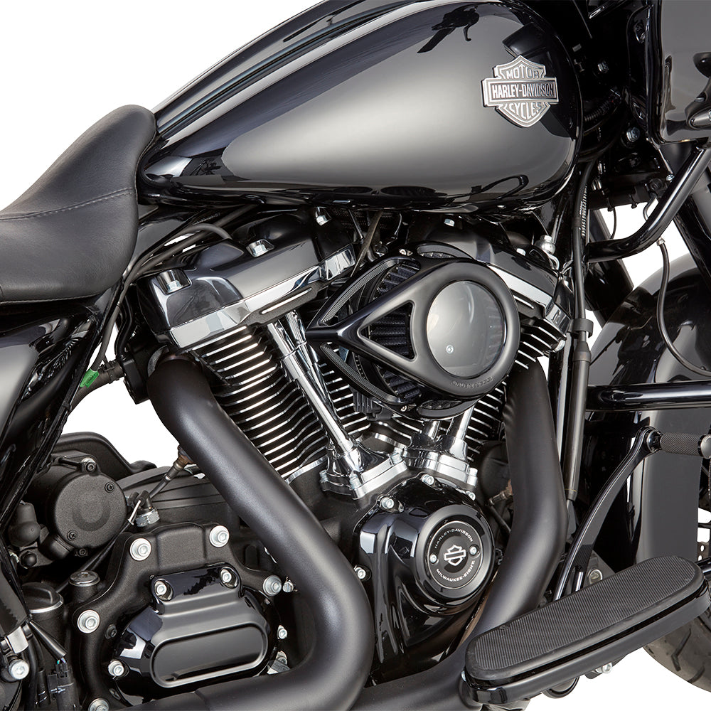 Arlen Ness Black Clear Tear Air Cleaner Filter Kit 99-17 Harley Dyna Touring FLD