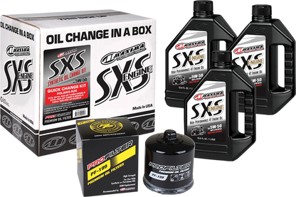 Maxima Synthetic Quick Change Oil Kit 2019-2021 Polaris RZR Turbo Models