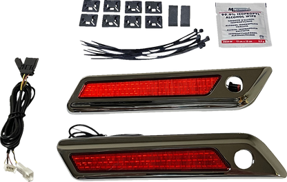 Custom Dynamics LED Saddlebag Latch Lights for 2014-2024 Harley Touring Models