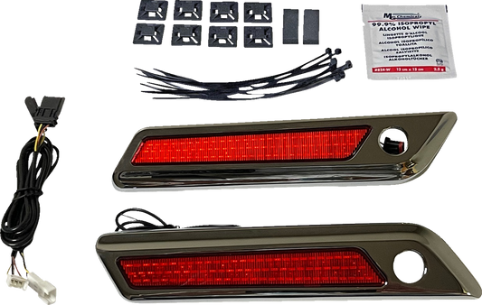 Custom Dynamics LED Saddlebag Latch Lights for 2014-2024 Harley Touring Models