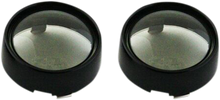 Custom Dynamics Black Smoke Lens Probeam Bullet Turn Signal Bezels for Harley