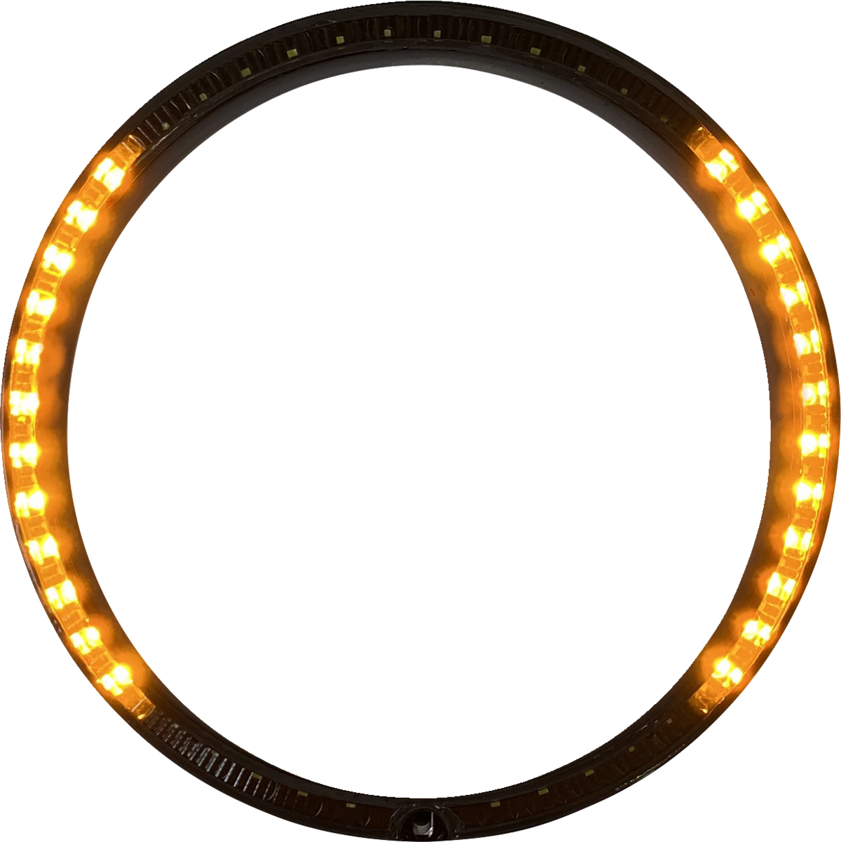 Custom Dynamics Black LED Sequential Headlight Trim 1999-05 Harley Touring FLHT