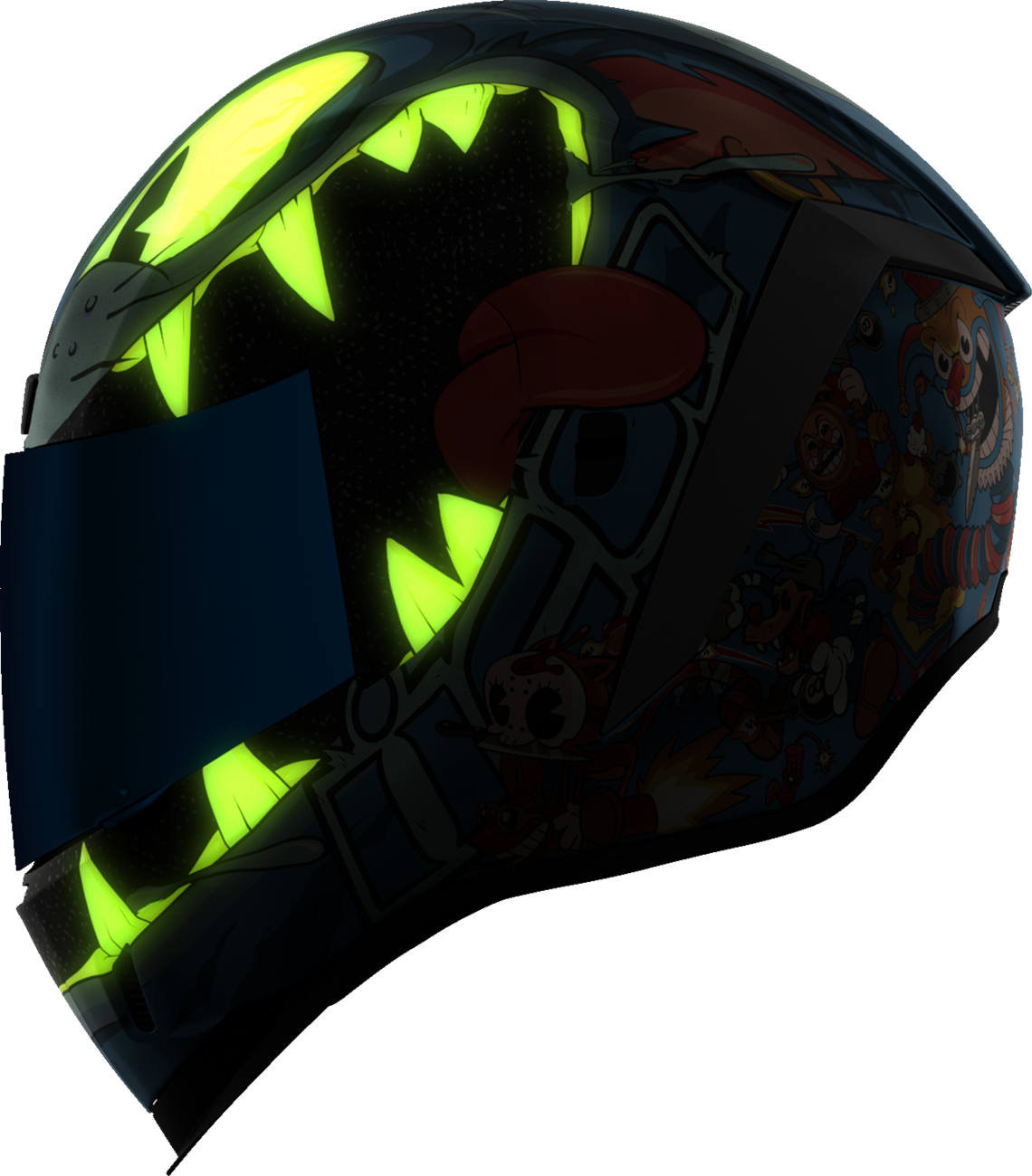 Icon Airform 9 Lives Blue MIPS Full Face Unisex Adult Street Motorcycle Helmet