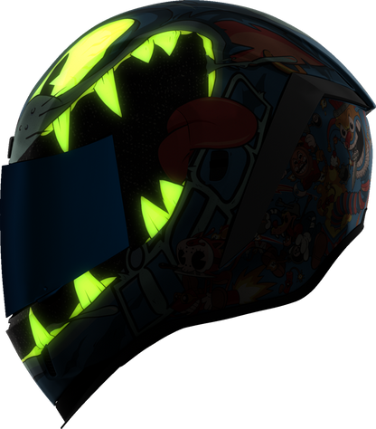 Icon Airform 9 Lives Blue MIPS Full Face Unisex Adult Street Motorcycle Helmet