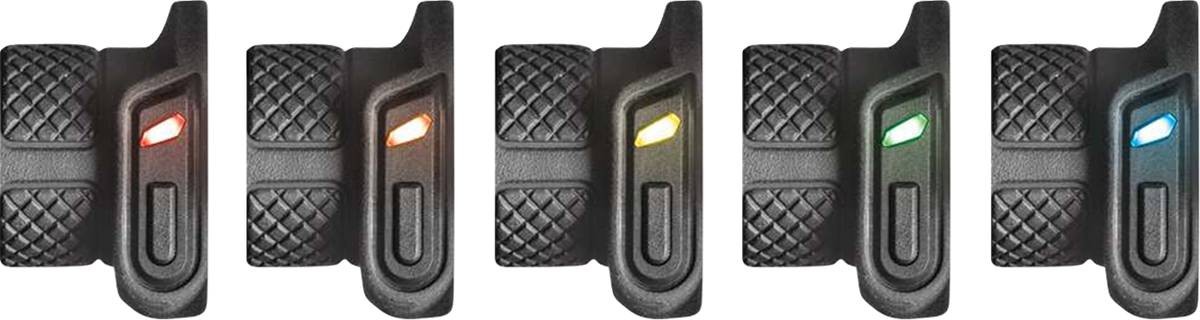 Koso Titan II Chrome 1" TBW Handlebar Grips for 2008-2025 Harley Touring Softail
