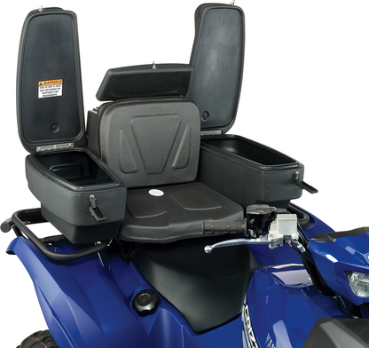 Moose Utility Universal ATV Rear Cargo Rack Gear Storage Trunk & Drink Cooler