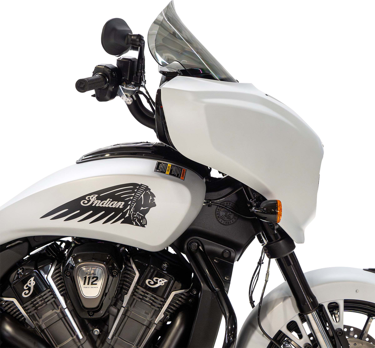Klock Werks 12" Flare Tint Windshield fits 2025-2026 Indian Chieftain Powerplus