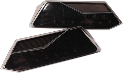 Moose Utility Black UTV Side by Side Taillights 2014-20 Polaris RZR XP Turbo RS1