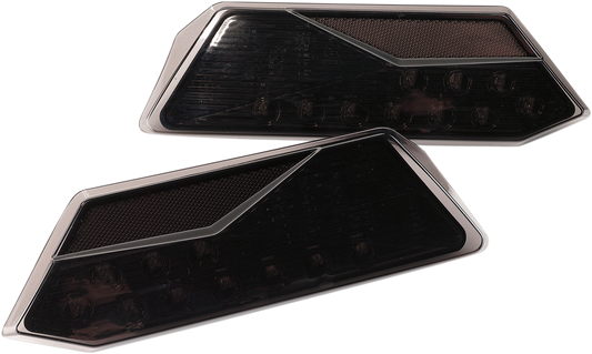 Moose Utility Black UTV Side by Side Taillights 2014-20 Polaris RZR XP Turbo RS1