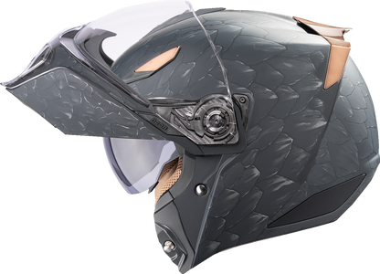 Icon Threshold Nocturnal 2 Matte Modular Full Face Adult Motorcycle Helmet