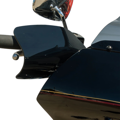 Klock Werks Flare Black Hand Guards fits 2002-2025 Harley Hydraulic Clutch