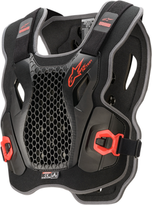 Alpinestars Bionic Action Black Red Unisex Offroad Riding Dirt Bike Roost Guard