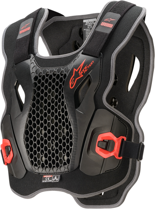 Alpinestars Bionic Action Black Red Unisex Offroad Riding Dirt Bike Roost Guard