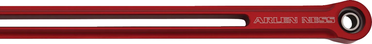 Arlen Ness Speedliner Red 12" Shift Rod fits 1984-2025 Harley Touring Softail