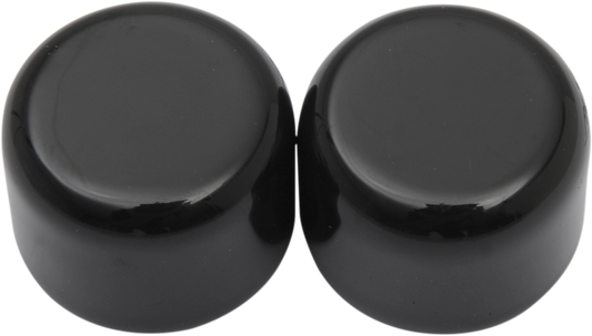 Drag Specialties Gloss Black Short Rear Luggage Magnetic Docking Point Covers